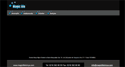 Desktop Screenshot of magiclifekimya.com