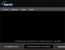 Tablet Screenshot of magiclifekimya.com